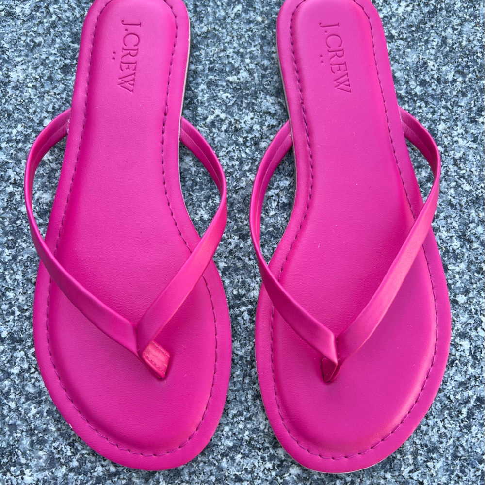 J. Crew Easy Summer Flip Flops - NWOT sz 6